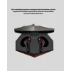 Mey İthalat® Kablosuz Bluetooth Kulaklık Düşük Gecikmeli 3D Ses ve LED Işıklı Tasarım