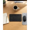 Mey İthalat® Kablosuz Klavye ve Mouse Kombosu Bluetooth Uyumlu Sessiz Set
