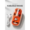 Mey İthalat® Kablosuz Mouse Fare 5.0 Bluetooth Bağlantılı USB Girişli