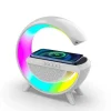 Mey İthalat® Kablosuz Şarj Standlı RGB Hoparlör