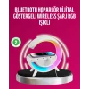Mey İthalat® Kablosuz Şarjlı LED Masa Lambası Çalar Saat ve Beyaz Gürültü Özellikli