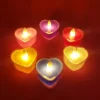 Mey İthalat® Kalpli Tealight Pilli Mum