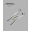 Mey İthalat® Kare Küpeşte Uyumlu Balkon Çamaşır Askısı 25x60 cm Beyaz Pratik