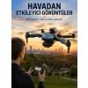 Mey İthalat® Katlanabilir Çift Kameralı Drone Uzaktan Kumandalı Hava Aracı