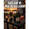 Mey İthalat® Katlanır Plastik Kamp Masası Hafif Taşınabilir Piknik Masası
