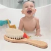 Mey İthalat® Keçi Kılı Organik Bebek Banyo Tarağı