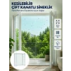 Mey İthalat® Kesilebilir Çift Kanatlı Pencere Sinekliği Dayanıklı File