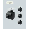 Mey İthalat® Kilitli Mini Tekerlek Ayak 4 cm 4’lü Set