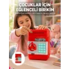 Mey İthalat® Kırmızı ATM Kasa Tipi Para Biriktirme Kumbarası