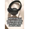 Mey İthalat® Kulak Üstü Kablosuz Bluetooth Kulaklık Gürültü Önleyici Ayarlanabilir
