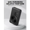 Mey İthalat® LCD Ekranlı Kablosuz Powerbank Type C ve USB Çıkışlı Yeni Nesil