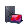 Mey İthalat®  Lenovo Tab M11 TB330FU 360 Tablet Deri Kılıf - Lacivert