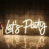 Mey İthalat® Lets Party Neon Led Tabela