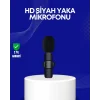 Mey İthalat® Lightning Girişli 2’li Kablosuz Yaka Mikrofonu Çift Kişilik Kayıt
