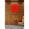 Mey İthalat® Manchester United Logolu Ahşap Duvar Saati - 40x40 cm Taraftar Hediyesi