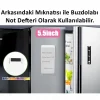 Mey İthalat® Manyetik Mini Sihirli Yazı Tahtası 5,5 - 14 cm