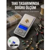 Mey İthalat® Mavi Işıklı LCD Ekranlı Hassas Tartı Terazisi Yeni Nesil