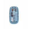 Mey İthalat® Mavi Kablosuz Mouse Bluetooth ve USB Çift Mod Bağlantılı