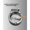 Mey İthalat® Metal Küllük Çakmaklı Masa Üstü Şık Tasarım