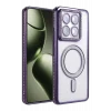 Mey İthalat®   Mi 14T Pro Joke Simli Magneticsafe Kılıf - Derin Mor