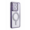 Mey İthalat®   Mi 14T Pro Joke Simli Magneticsafe Kılıf - Derin Mor