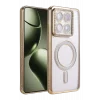Mey İthalat®   Mi 14T Pro Joke Simli Magneticsafe Kılıf - Gold