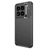 Mey İthalat®   Mi 15 Pro Kılıf Auto Focus Karbon Kapak - Siyah