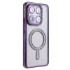 Mey İthalat®   Mi 15T Pro Joke Simli Magneticsafe Kılıf - Derin Mor