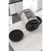 Mey İthalat® Mikser Kupa Yazılı Mug Bardak Karıştırma Özelliği