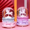 Mey İthalat® Mini Boy Işıklı Unicorn Kar Küresi