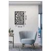 Mey İthalat® Modern Bağlantı Temalı Ahşap Duvar Tablosu - 25x35 cm Lazer Kesim Soyut Pano