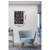 Mey İthalat® Modern Geometrik Desenli Ahşap Duvar Tablosu - 25x35 cm Dekoratif Pano