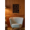 Mey İthalat® Modern Geometrik Desenli Ahşap Duvar Tablosu - 25x35 cm Dekoratif Pano
