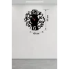 Mey İthalat® Modern Hayat Ağacı Tasarım Ahşap Duvar Saati - 40x40 cm Dekoratif