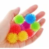 Mey İthalat®  Neon Renkli Dikenli Kedi Oyun Topu