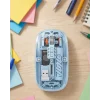 Mey İthalat® Ofis ve Günlük Kullanım İçin Mavi Bluetooth Kablosuz Mouse