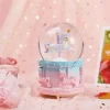 Mey İthalat® Orta Boy Işıklı Unicorn Kar Küresi