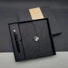 Mey İthalat® Özel Kutulu Deri Defter Ve Roller Kalem Seti