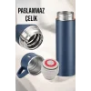 Mey İthalat® Paslanmaz Çelik 3’lü Termos Seti Vakumlu ve 8 Saat Isı Koruma