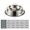 Mey İthalat® Paslanmaz Çelik Metal Mama Kabı 22 cm.
