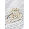 Mey İthalat® Pazu Bileklik Gold Renk Pirinç Bohem Model