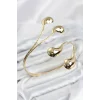 Mey İthalat® Pazu Bileklik Gold Renk Pirinç Damla Model