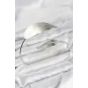 Mey İthalat® Pazu Bileklik Gümüş Renk Pirinç Yaprak Model