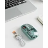 Mey İthalat® Pilli Kablosuz Mouse Bluetooth ve USB Uyumlu Sessiz Tıklama