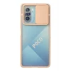 Mey İthalat®   Poco F3 Kılıf Palm Buzlu Kamera Sürgülü Silikon - Pembe