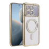 Mey İthalat®   Poco X6 Pro Joke Simli Magneticsafe Kılıf - Gold
