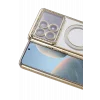 Mey İthalat®   Poco X6 Pro Joke Simli Magneticsafe Kılıf - Gold