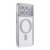 Mey İthalat®   Poco X6 Pro Joke Simli Magneticsafe Kılıf - Gümüş