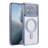 Mey İthalat®   Poco X6 Pro Joke Simli Magneticsafe Kılıf - Mavi