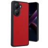 Mey İthalat®   Poco X7 Pro Kılıf Aras Deri Kapak - Kırmızı